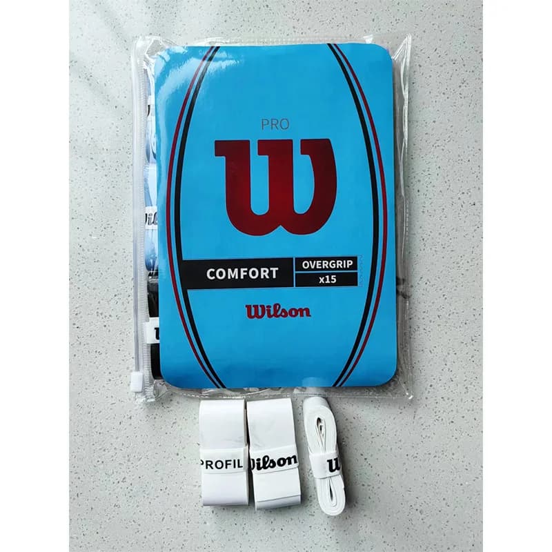 15 Pieces Overgrip for Tennis Wilson Rack, PU Absorbent Wrap for Badminton Rack, Tennis Rack Grip, Padel Rack Grip