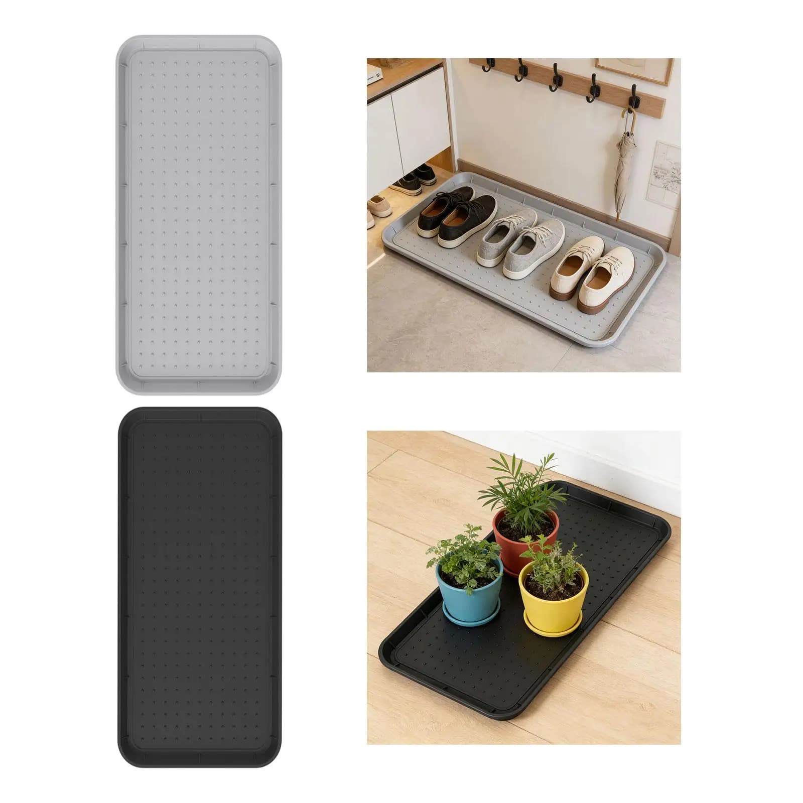 Tappetino Multiuso per Bagagliaio Auto, Contenitore Portaoggetti Sottosedile, Accessorio per Dormitorio e Ingressi