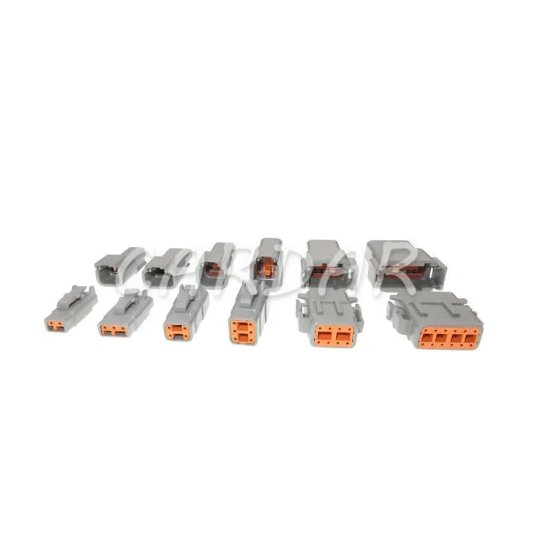 Set di Connettori Impermeabili Deutsch DTM, Kit DTM06-2/3/4/6/8/12S DTM04-2/3/4/6/8/12P, Spina Sigillata per Auto con Pin