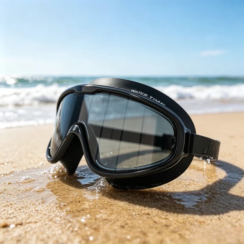 Large Frame Swim Goggles for Men Women, Anti-Fog Waterproof Wide Angle HD Glasses, Scratch-Resistant Durable Swim Equipment