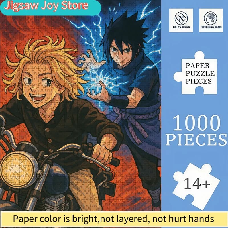 Puzzle a Tema Anime Bestseller - Gioco Intellettuale - Puzzle di Carta - Sfida Educativa su Larga Scala per Adulti e Famiglie