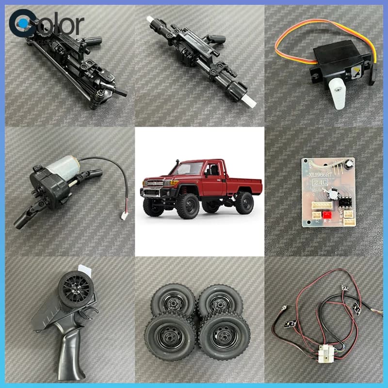 Parti di fabbrica originali per Mungo Mn82 Mn78 Accessori per la modifica di auto da arrampicata fuoristrada Rc in scala 1:12