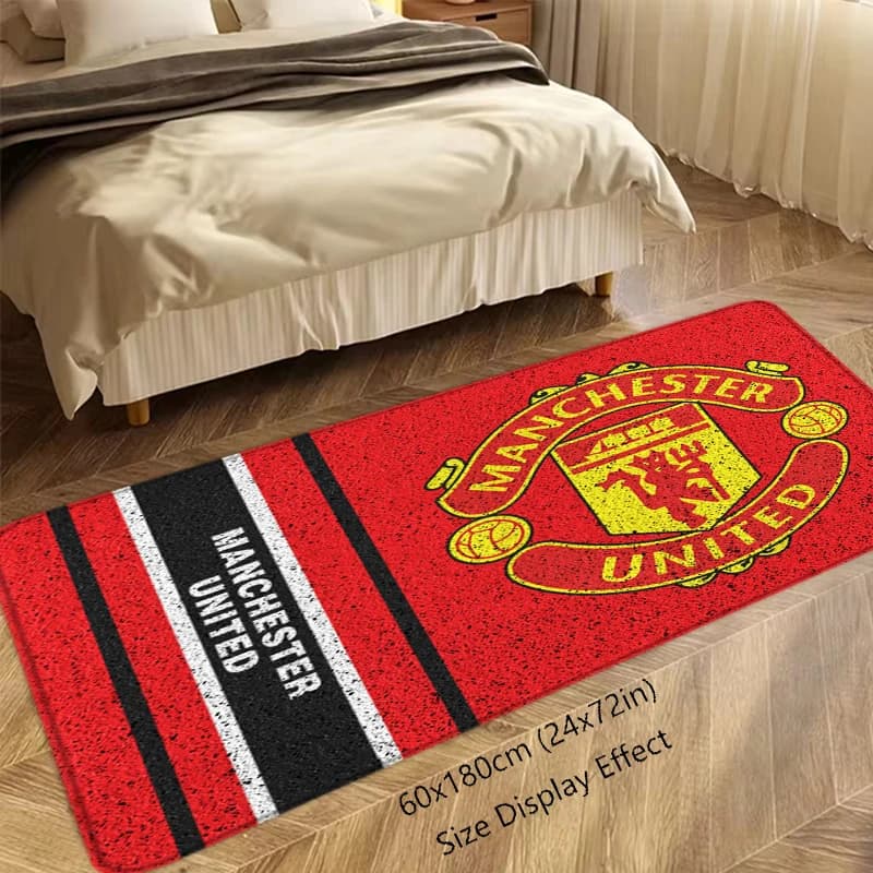 Tappeto da comodino Tappetino di benvenuto per ingresso Baule da uomo Tappeto da corridoio United Cucina Tappeti adsorbiti con acqua Calcio Decorazioni per la casa