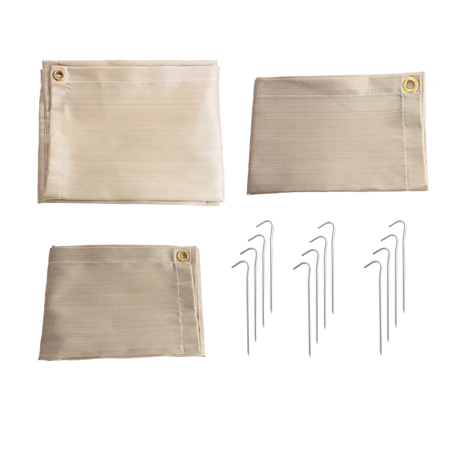 Tappetino per braciere Coperta ignifuga resistente al calore per barbecue Tenda per stufa Camino sotto le griglie Protezione per prato da patio con ponte in legno per esterni