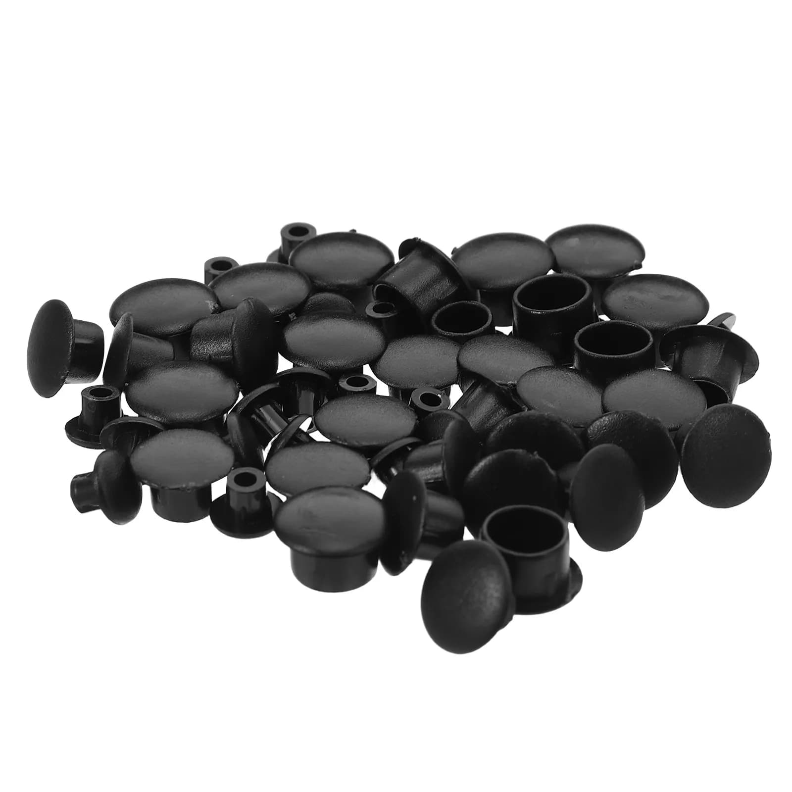 200Pcs Plastic Round Hole Plugs Furniture Caps Concealer Covers for Cabinet Shelves Screw Hole Covers Plastic Caps for Holes