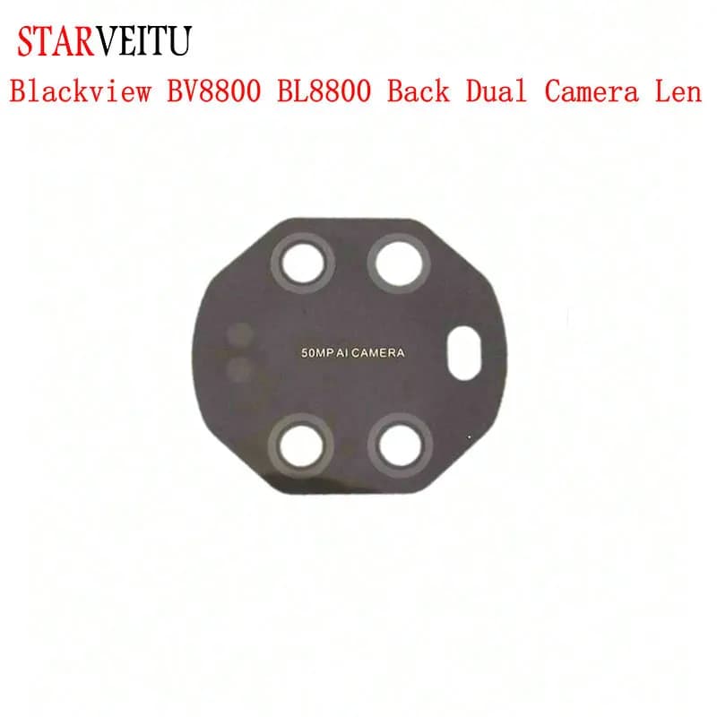 Lente Fotocamera Posteriore per Blackview BV8800 e BL8800, Accessori per Telefoni Cellulari con Doppia Lente Posteriore