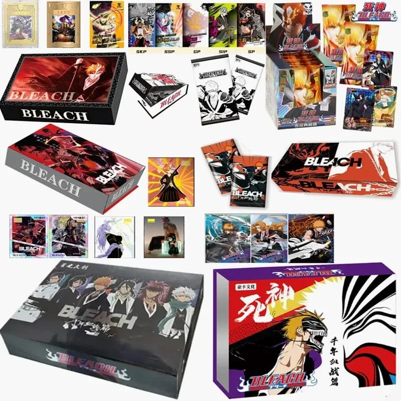 Collezione Bleach Carta anime per bambini Carta da gioco originale giapponese Cartas Regalo di compleanno Carte Juego De Cartas Giocattolo da tavolo per bambini