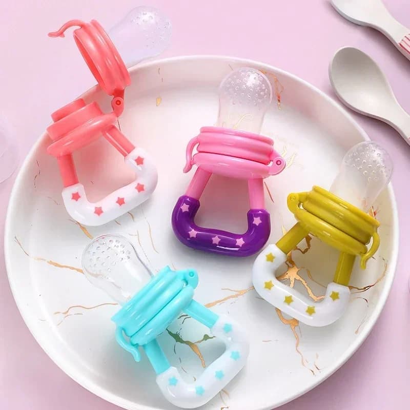 Integratore alimentare fresco Giocattoli per bambini Frutta e verdura Massaggiagengive Infantile Frutta Dentizione Sacchetti in silicone per i più piccoli Bambini Ragazzo Ragazza
