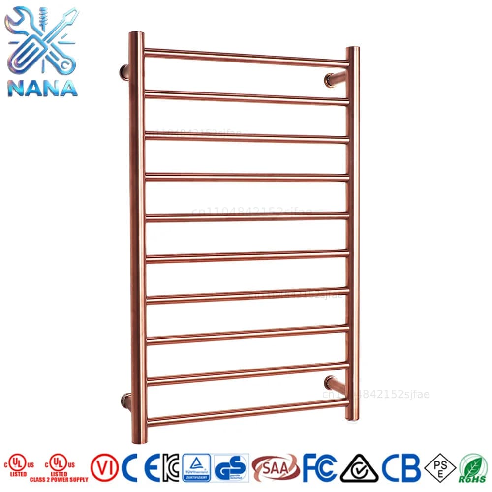 intelligent electric towel rack bathroom towel bar 304 stainless steel bath rack toilet