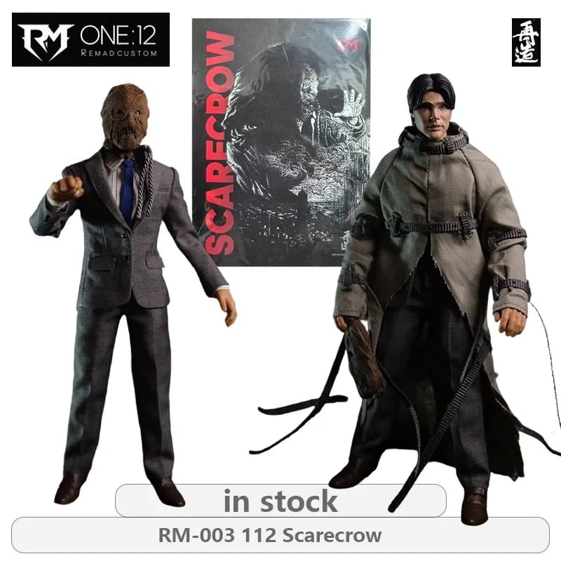 Remad Custom Original Serie Action Figure 1/12 RM-003 Scarecrow - Modellino Articolato da Collezione, Regalo per Ragazzi