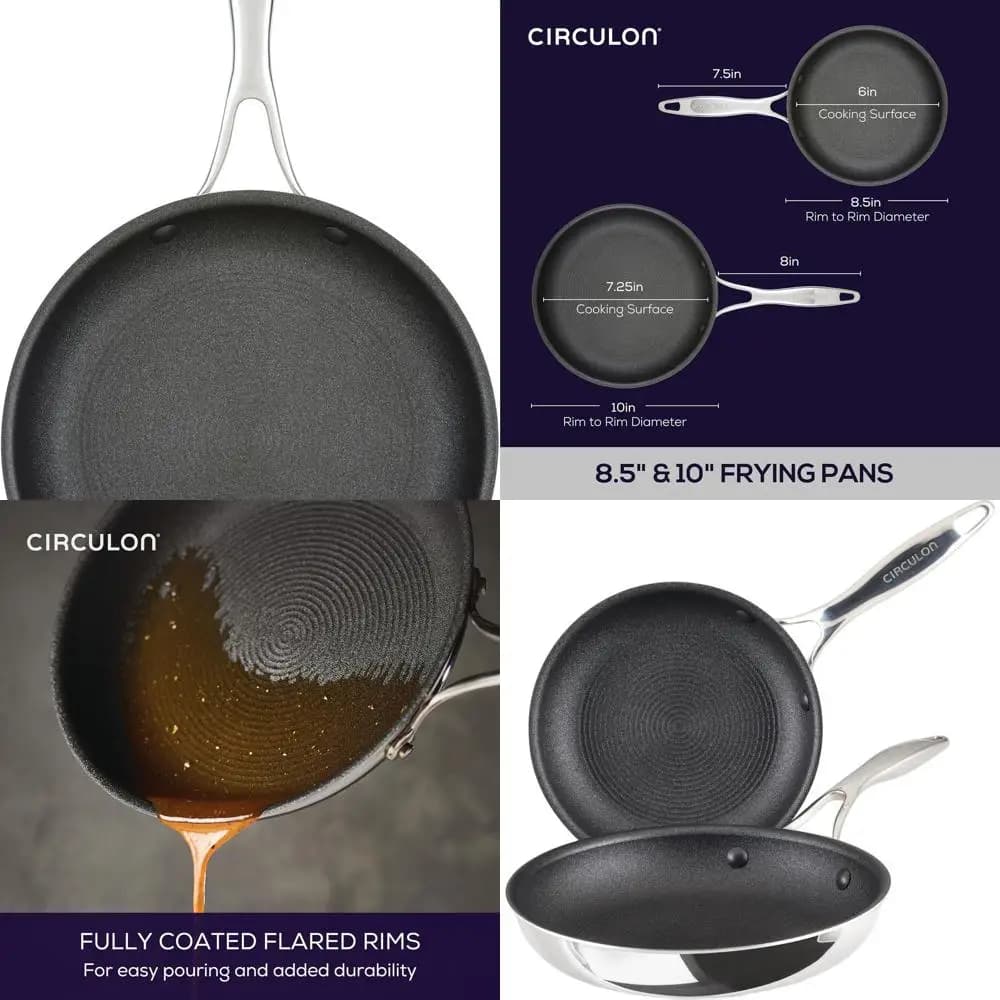 Series C1, 8.5 and 10 pans, safe metal tools