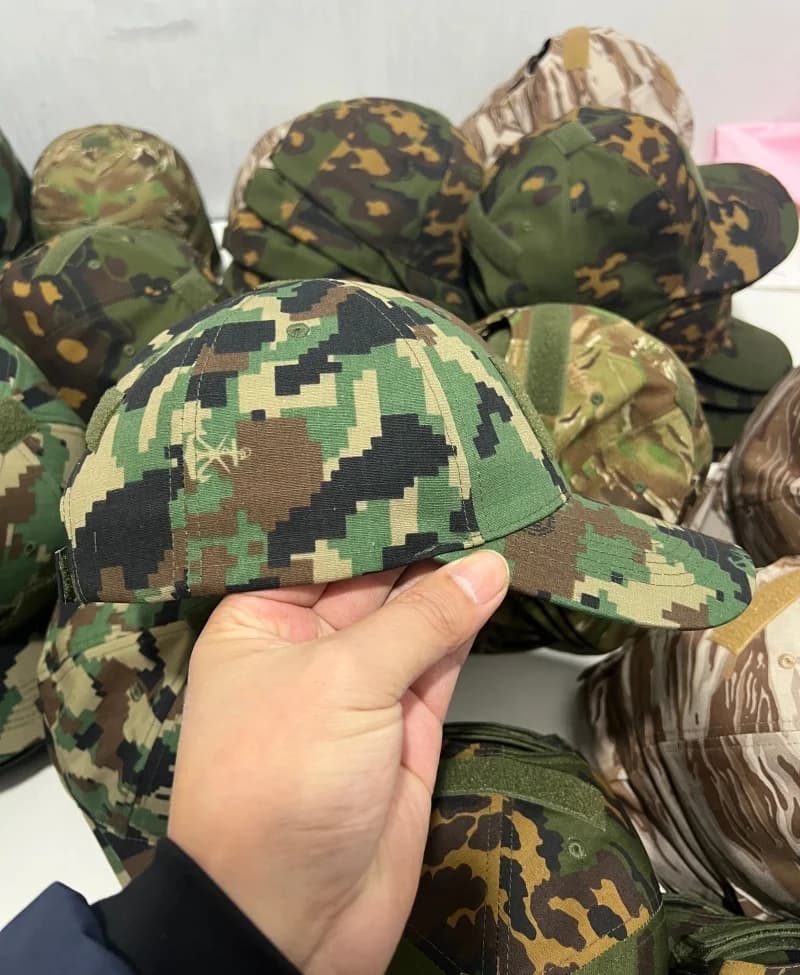 Cappellino da baseball mimetico stile giungla messicana