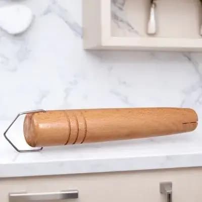 Manico in legno per pentola, casseruola, padella, wok, con 2 viti, ricambio per manico laterale, utensili da cucina