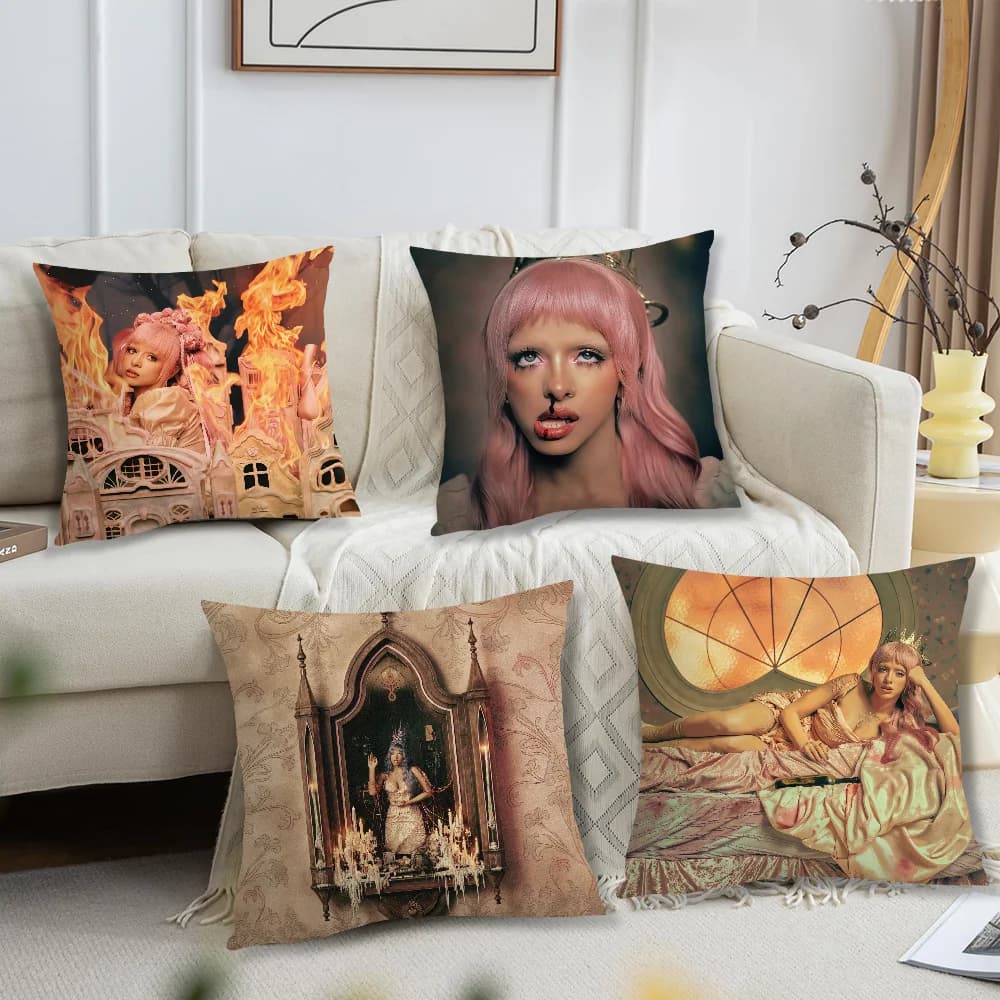 Singer M-Melanie M-Martinez Hades cushion cover For Pillow Printing Sofa Decoration Home Car Room Shop Office Nordic Simplicity