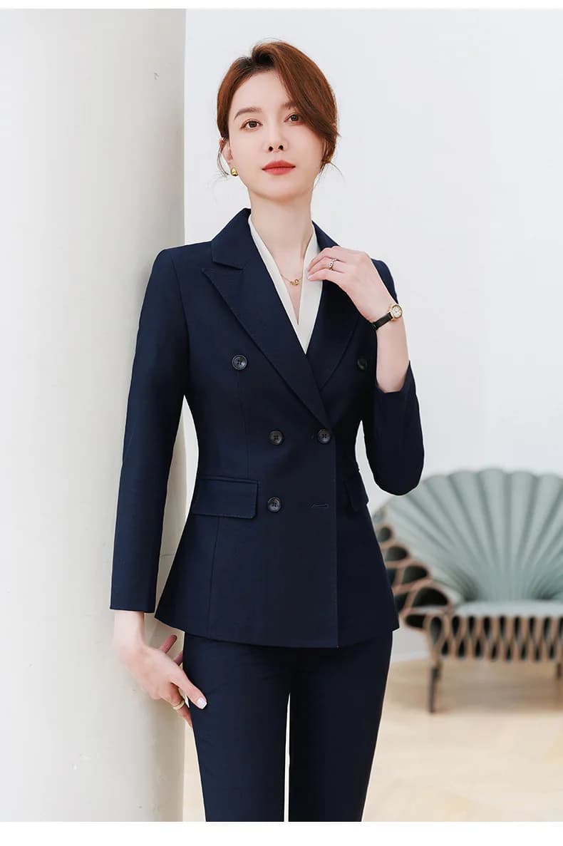 High-end professional suit set for women, business, administrative, formal, workwear, temperament, two-piece suit