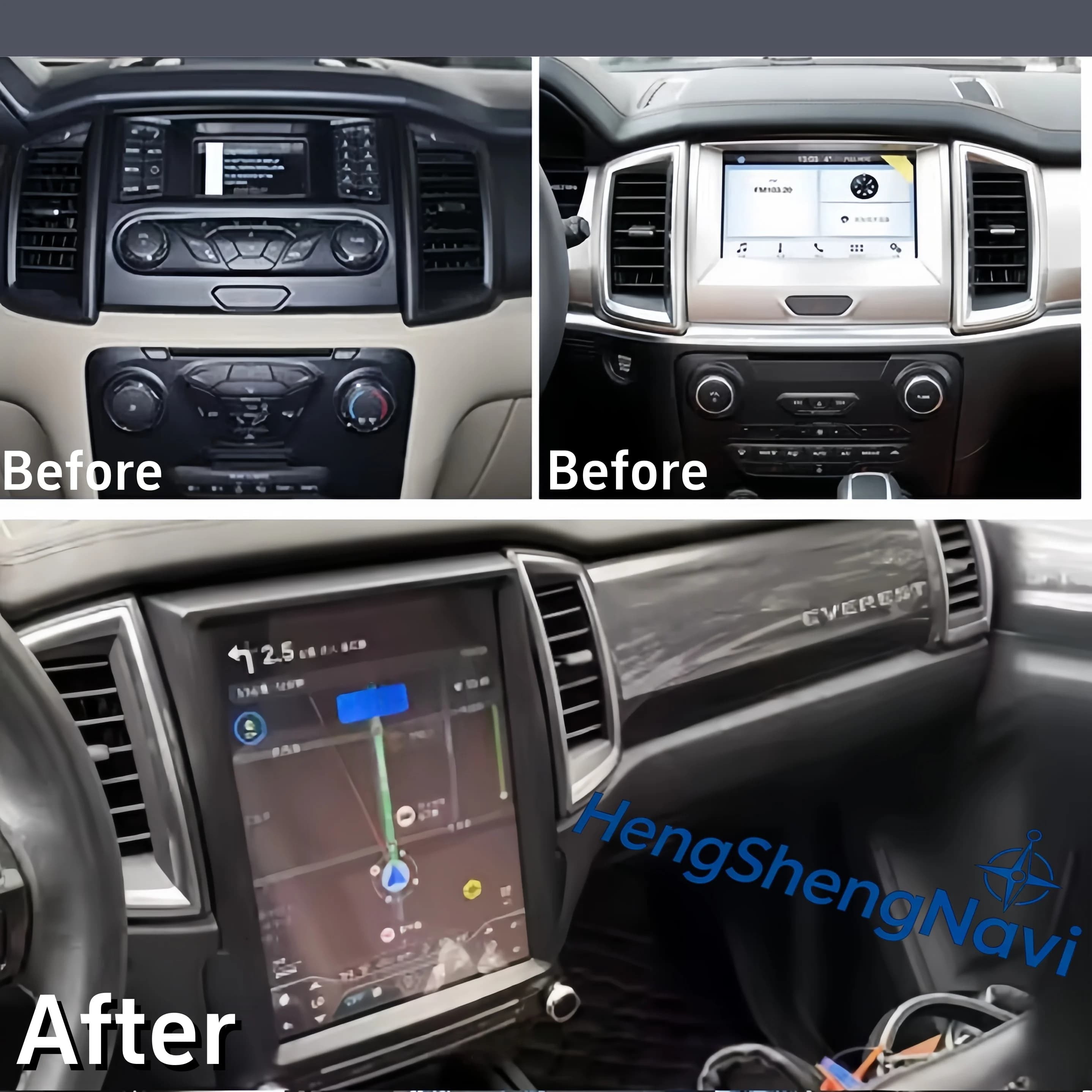 12.1" Android 15 Car Radio For Ford Ranger Everest 2016-2021 Wireless Bluetooth CarPlay Multimedia Head Unit Touch Screen