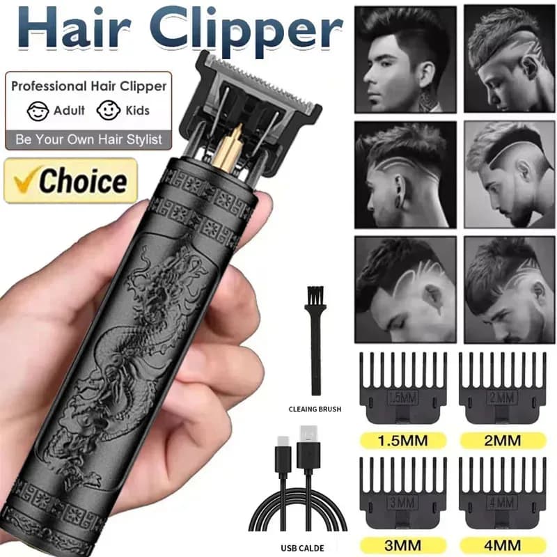 T9 Hair Clipper Beard Shaving Body Hair Trimmer Clippers Electric Hair Cutting Machine Professional Barber Men Trimmer Shaver