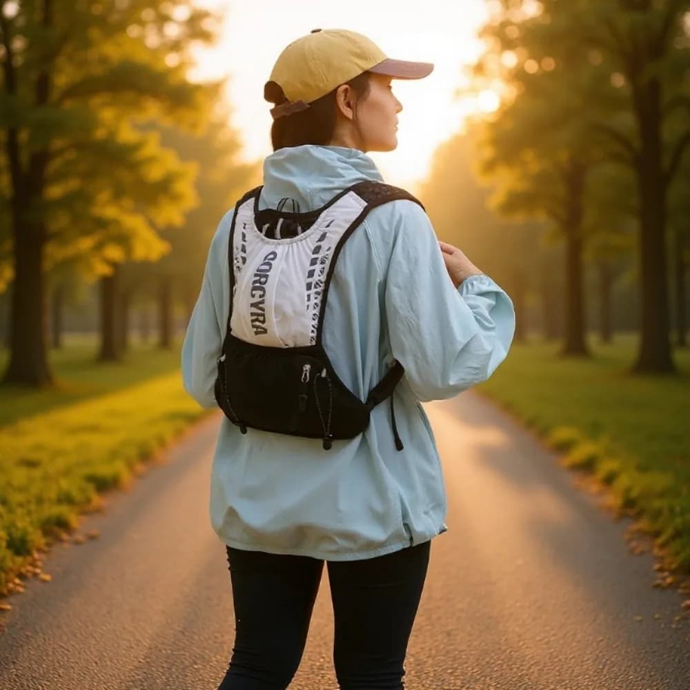 Hydration Running Vest Waterproof Water Bladder Daypack Breathable Outdoors Hydration Pack for Hiking Trail Running