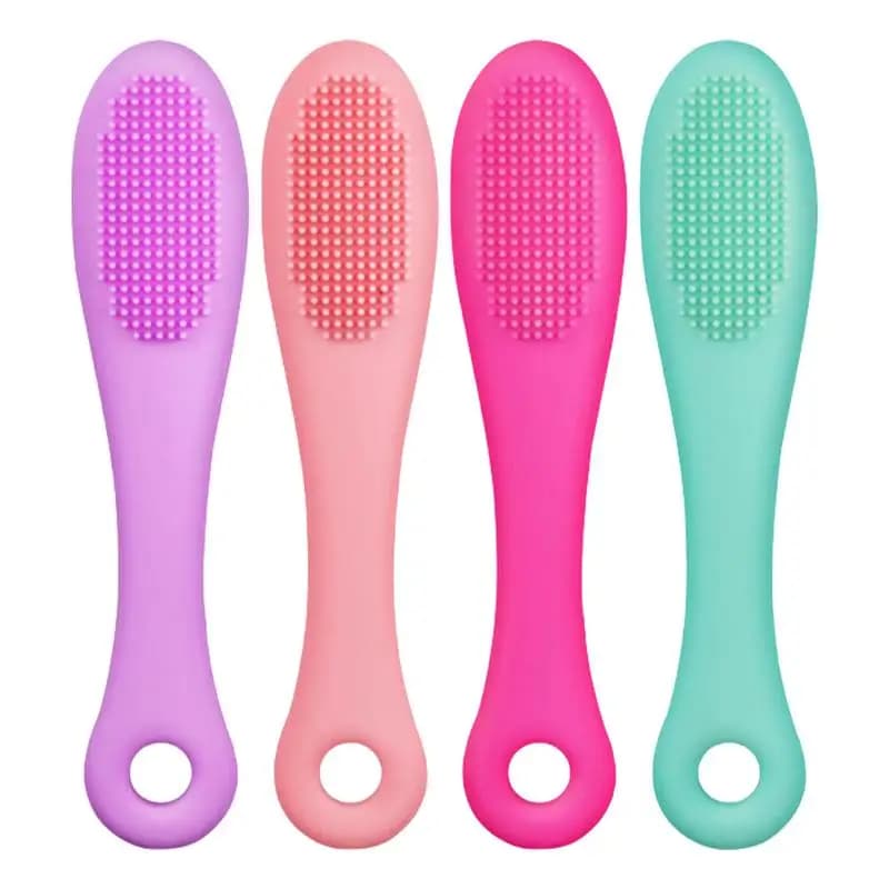 Spazzola per il mento per gatti Scrubber per il mento morbido Scrubber per il mento in silicone morbido per toelettatura Forniture per animali domestici multifunzionali antiscivolo