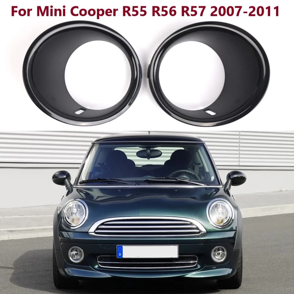 Sinistra \ destra auto anteriore fendinebbia lampada nera Trim Ring Cover per BMW Mini Cooper R55 R56 R57 2007-2011 51112753661 51112753662