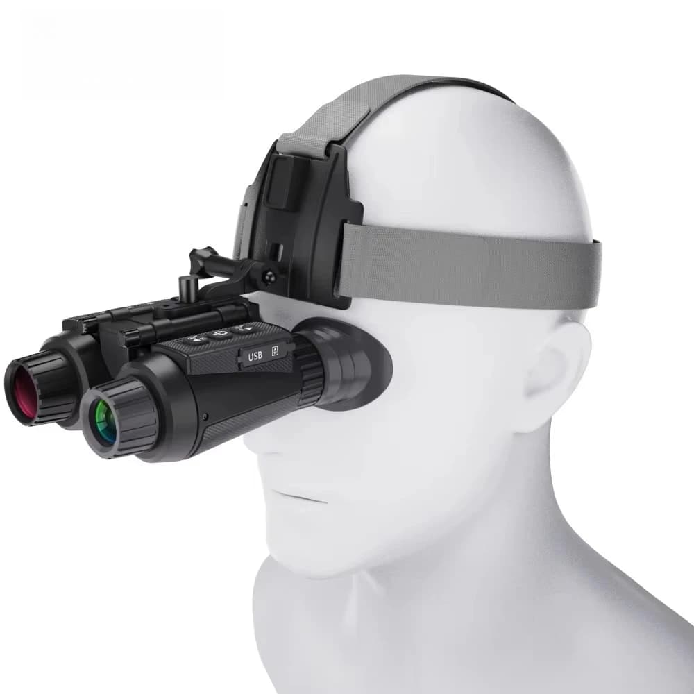 Nuovo NV8300 A Infrarossi Impermeabile IP54 A Lungo Raggio Tutto Nero 300m Doppio Schermo Binocolo Casco Occhiali Per La Visione Notturna Dispositivo di Caccia