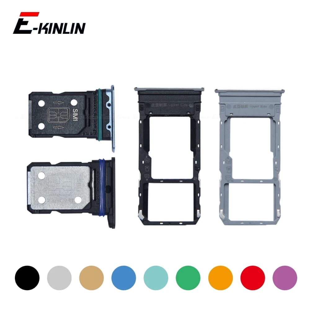 Sim Micro SD Card Socket Adapter Container Connector Holder Slot Tray Reader Parts For OPPO Reno 8 Reno8 Pro Plus Lite T Z 5G