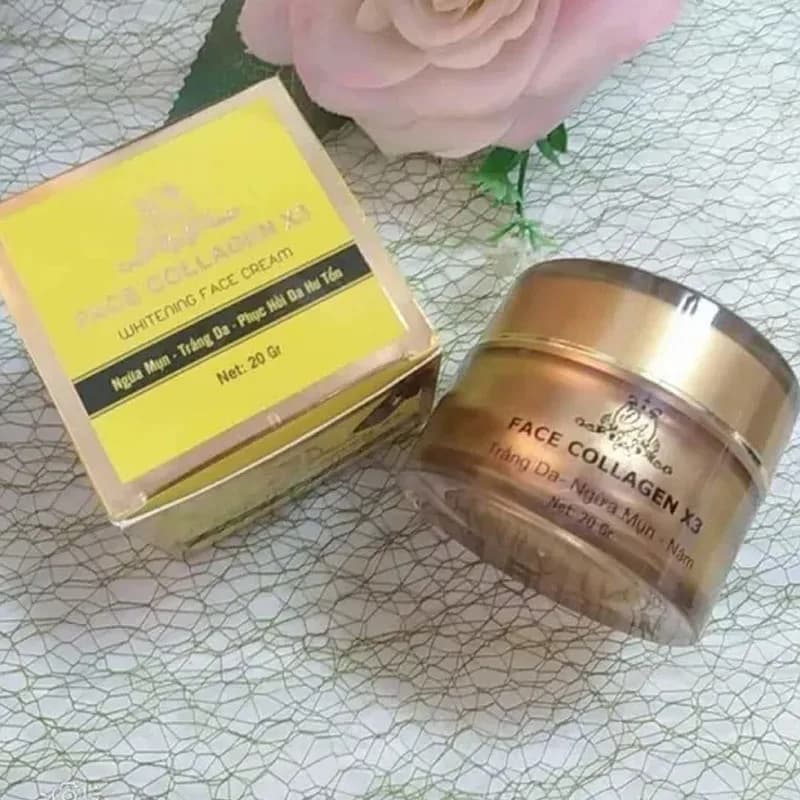 Face Colagen X3 Tinh cht Collagen chng lão hoá, danyang trng, mthâm sm, trmn, imperfections of dark skin, white, smooth skin 20g