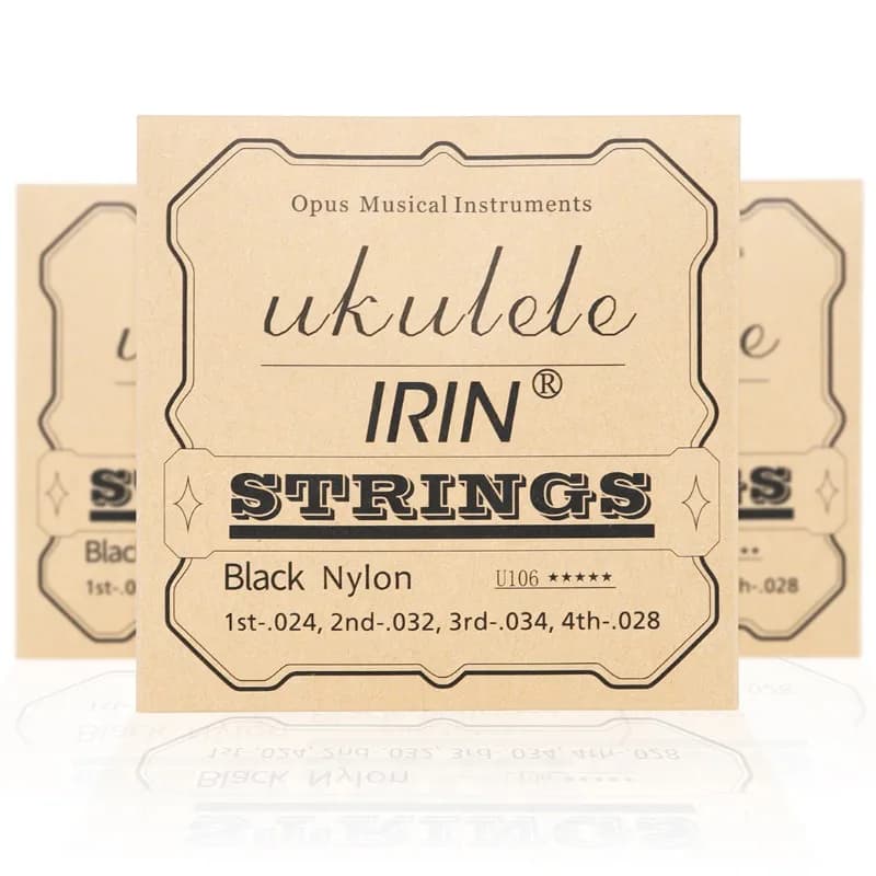 Corde per Ukulele IRIN 21/23/26 Pollici, Corde in Nylon per Ukulele, Set di Corde per Chitarra Piccola a Quattro Corde, Vendita all'Ingrosso