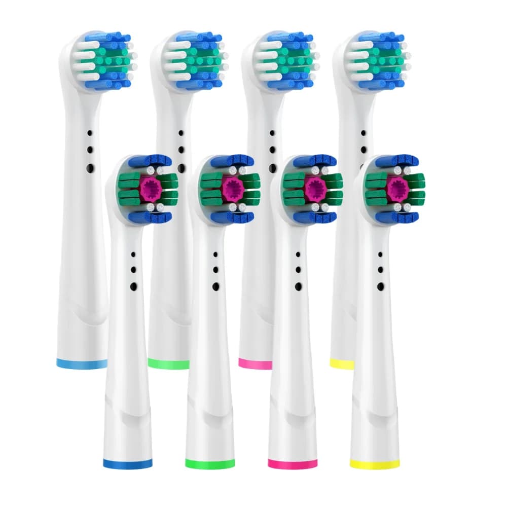 8 pcs brush heads for Braun Oral B Brush Whiten Teeth Attachment nozzle spare heads for Oral B