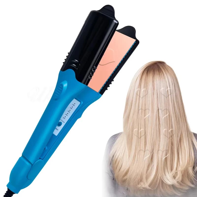 Piastra per Capelli in Ceramica con Motivi Festivi Personalizzati e Ferro Arricciacapelli 3D Elettrico per Uso Domestico o Alberghiero