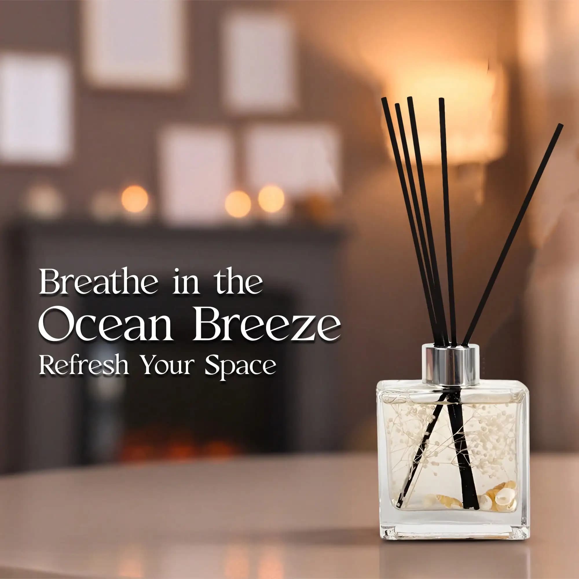 Diffusore di aromi al sale marino per la casa - 120ml, profumo a lunga durata, diffusore magico di fragranze per camera da letto, bagno o soggiorno