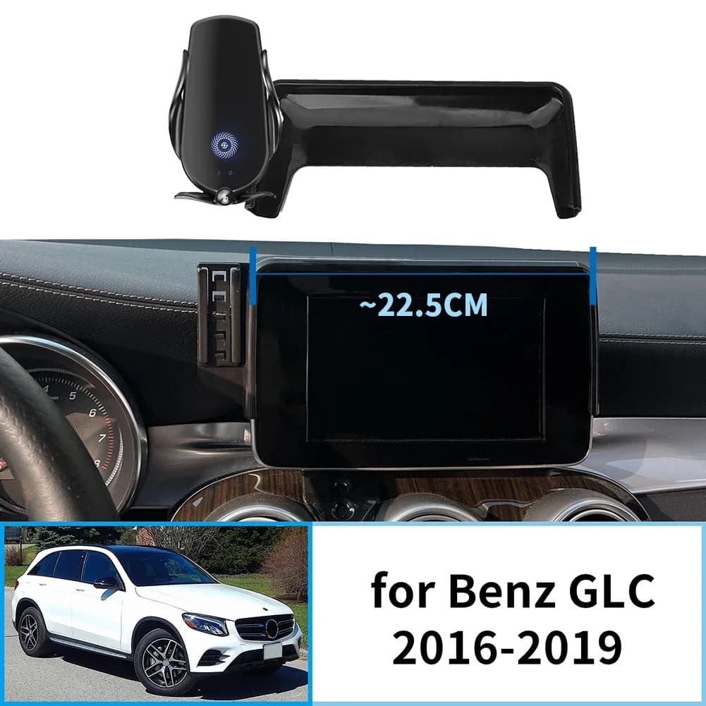 Supporto per telefono per auto per Mercedes-Benz GLC 2016-2019 (7,0 pollici) X253 C253 Schermo di navigazione GPS Staffa Accessori Base
