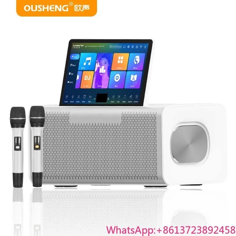 Macchina Karaoke Professionale Portatile con Touch Screen - Sistema Android ad Alte Prestazioni per Intrattenimento KTV Domestico