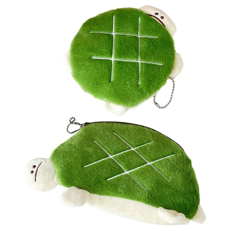 Simpatico astuccio in peluche tartaruga astuccio per cosmetici astuccio per penna portamonete rossetto borsa per auricolari borsa per cancelleria materiale scolastico