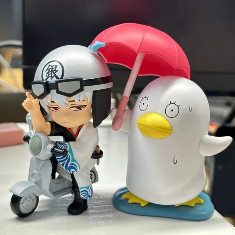 Gintama Welcome To Yorozuya Series Blind Box - Action Figure Misteriosa da Collezione, Modellino da Scrivania Kawaii, Giocattolo Trendy, Ornamento a Sorpresa, Decorazione, Regalo