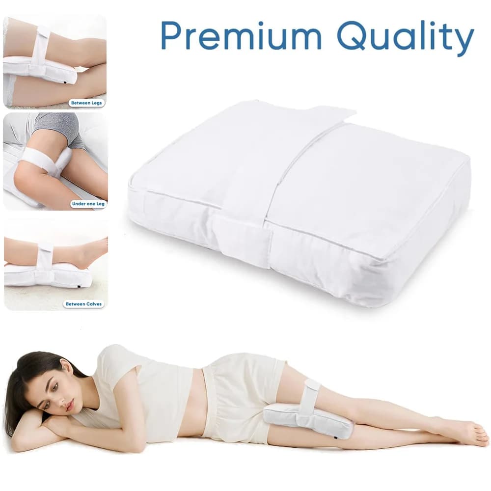 Memory Foam Single Leg Pillow, Knee Pillow For Side Sleepers, With Adjustable Straps, Leg Cushion Pad Suitable For Side Sleeping