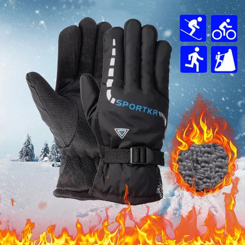 Winter Cycling Gloves Waterproof Outdoor Sports Skiing Cycling Hot motorcycle gloves Accessories for motorcycle equipment