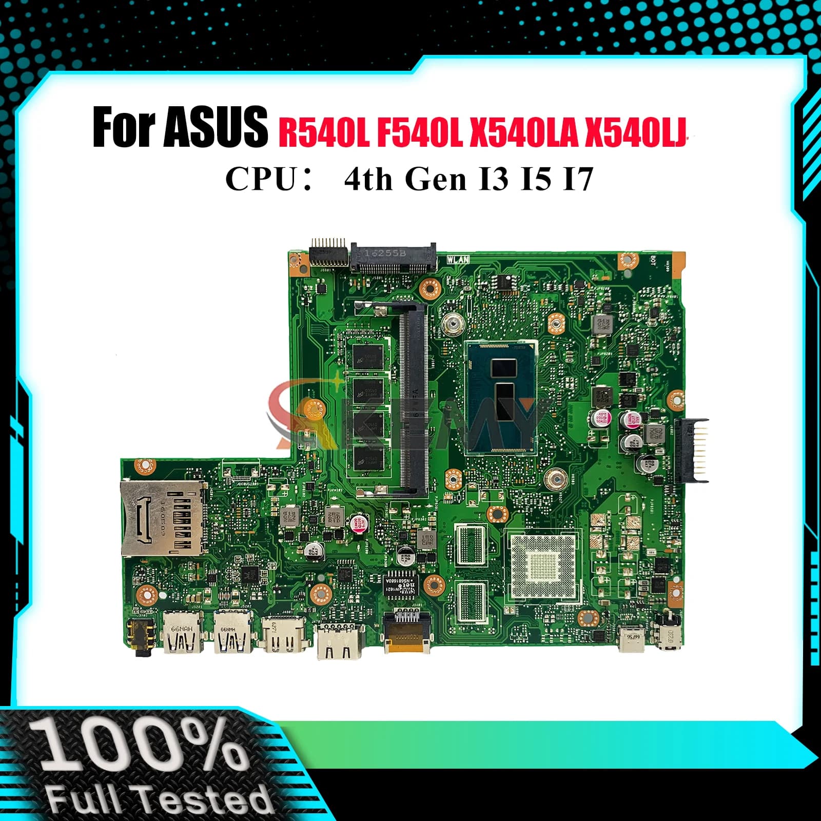 X540LA Scheda Madre Del Computer Portatile Per ASUS VivoBook X540LA R540L X540L F540L A540L X540LJ D540L Notebook Mainboard Con I3 I5 I7 CPU stk