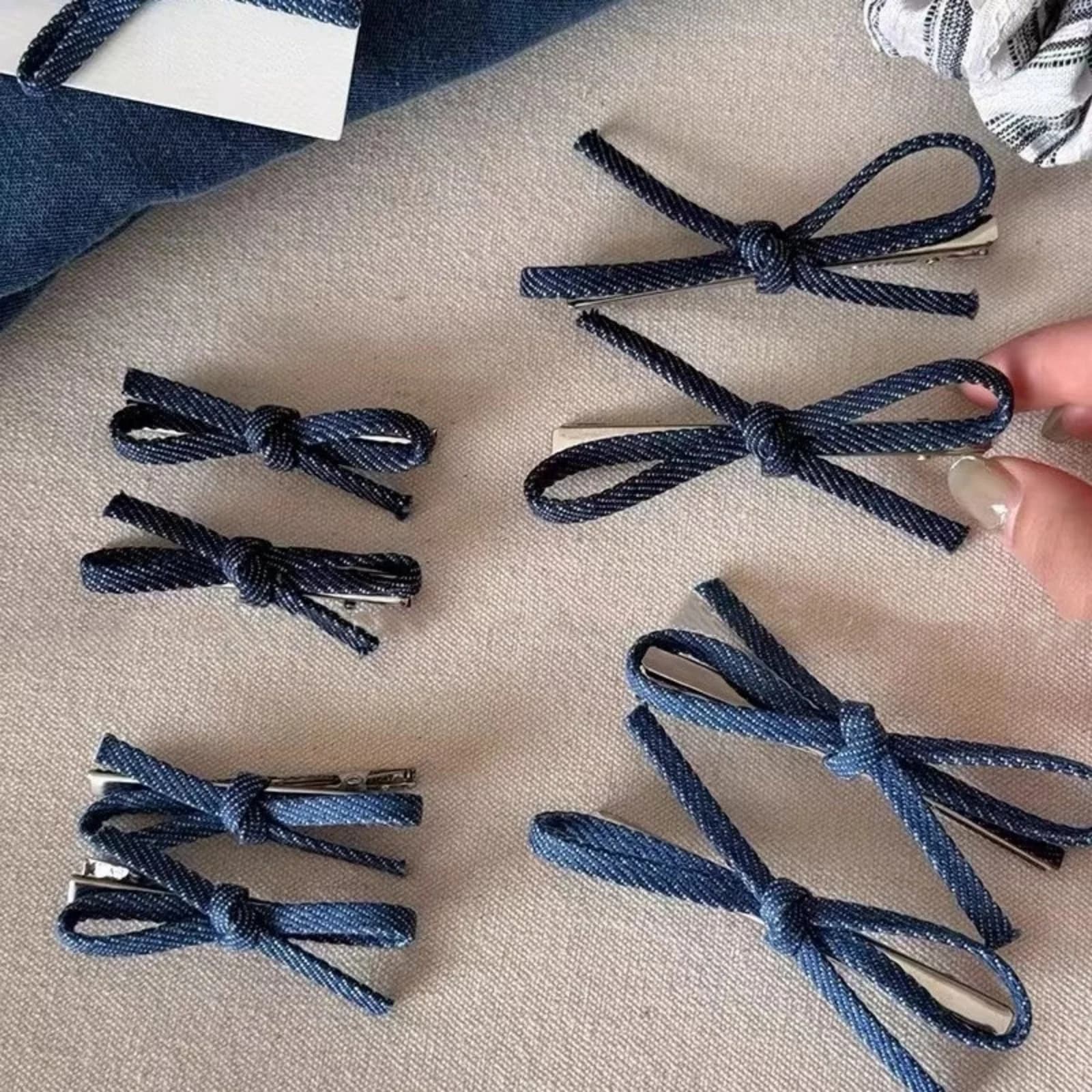 2 pezzi fiocco fermagli per capelli da cowboy sensazione premium da donna una parola clip frangia capelli spezzati clip laterale clip a becco d'anatra accessori per capelli