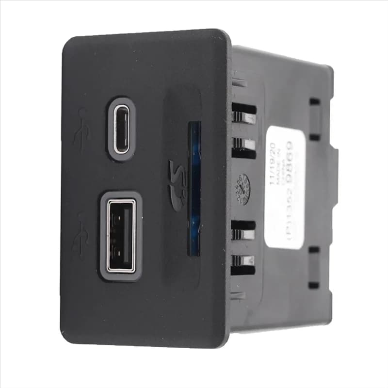 A20K-Car Center Console Porta scheda SD USB Hub USB per Cadillac CT6 XT4 XT6 XTS Silverado Blazer GMC Sierra 1500