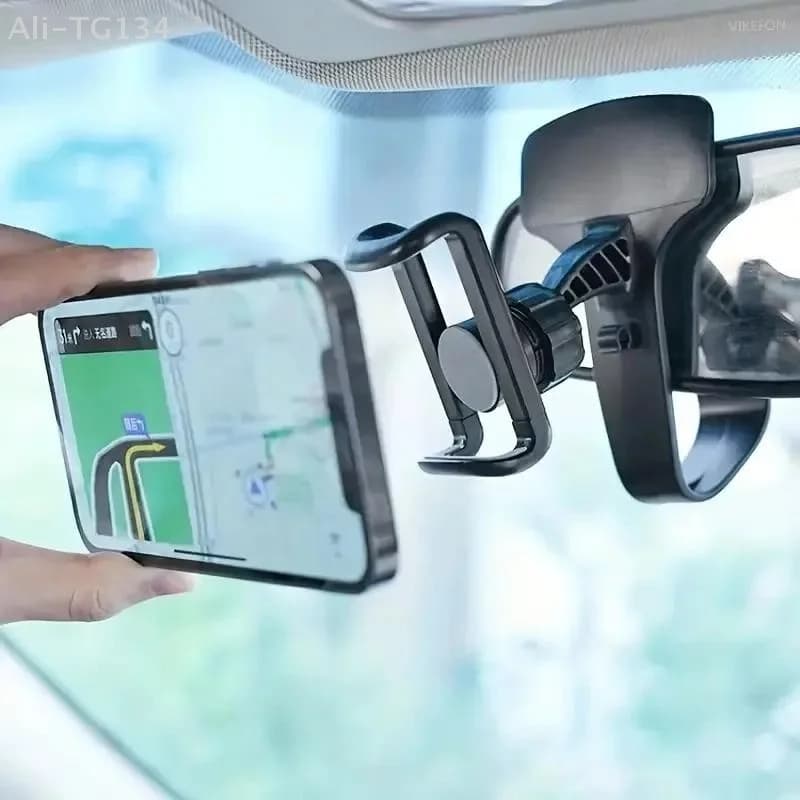 Supporto universale per telefono per auto girevole a 360 gradi Supporto per presa automatica Supporto per cruscotto Staffa fissa per telefono cellulare
