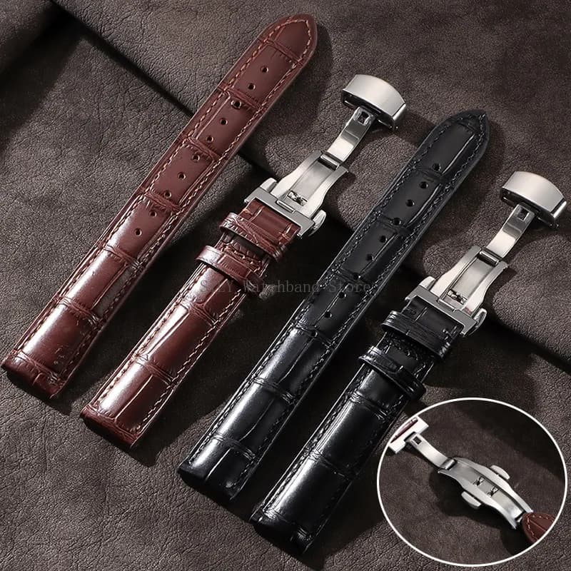 Cinturino Universale in Vera Pelle da 18mm per Uomo e Donna, Morbido Cinturino Sportivo, Accessori in Pelle Bovina per Huawei Gt2/Gt3