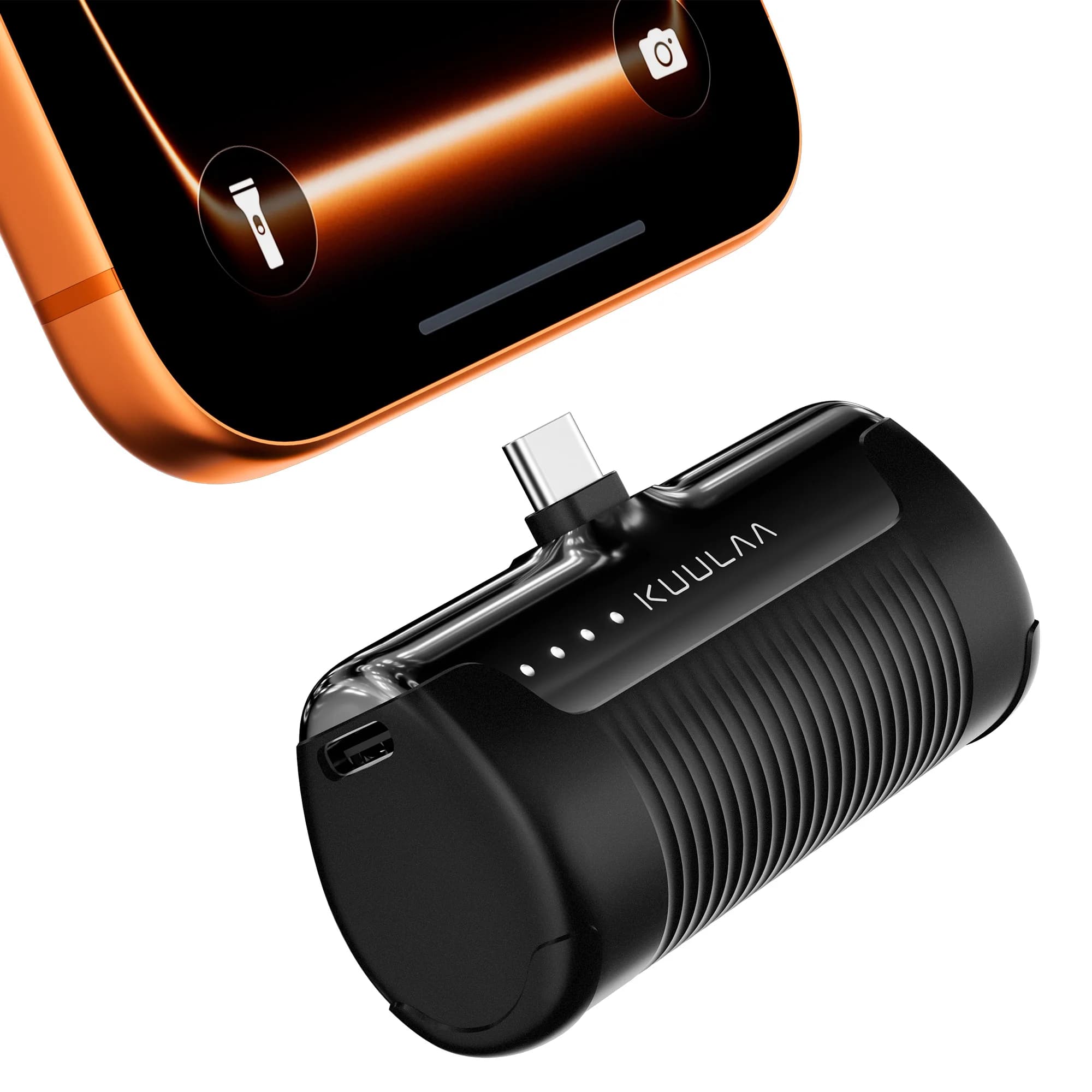 KUULAA Mini Power Bank 4500mAh - Caricabatterie Portatile per iPhone 17 16 15 14 13 Pro Max e Samsung/Xiaomi - Batteria Esterna PowerBank