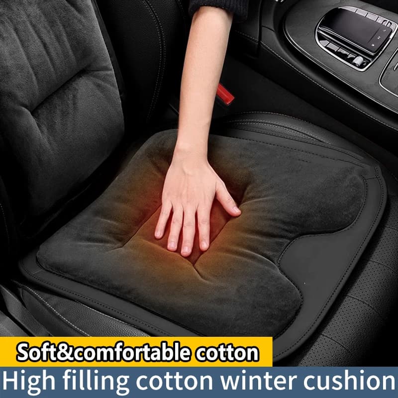 Cuscino ergonomico e confortevole in flanella per sedile auto, migliora il comfort e il supporto, ideale per sedie da ufficio, scrivanie domestiche, lunghi viaggi in auto