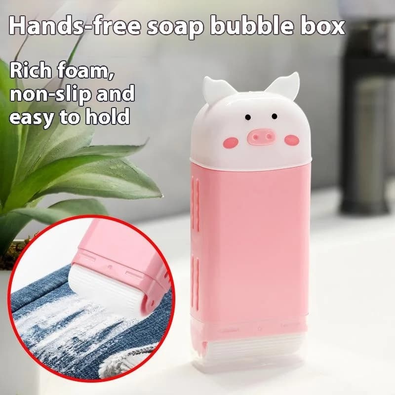 Versatile soap containers for travel and home use, with soap foam roller, soap case and essential bathroom elements