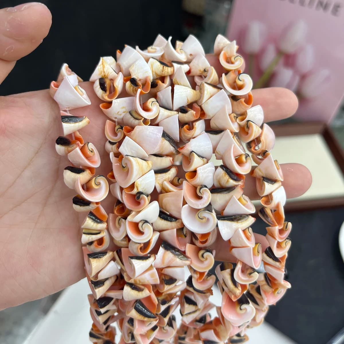 Perline semilavorate con conchiglia naturale colorata da 8-12 mm Perline di forma irregolare per la creazione di gioielli Accessori per braccialetti collana fai da te