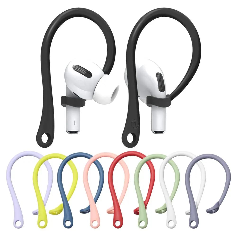 Anti Loss Strap Secure Fit Hooks Protective Ear Hook Earphone Holders Silicone Anti-lost Earhooks For Apple AirPods 1 2 3 Pro