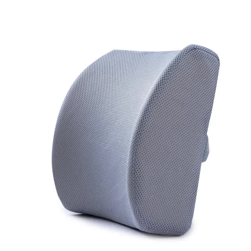 Cuscino di supporto lombare per auto Cuscino in memory foam Cuscino per schienale per sedile automatico a 3 colori per sedia per auto Home Office Allevia il dolore
