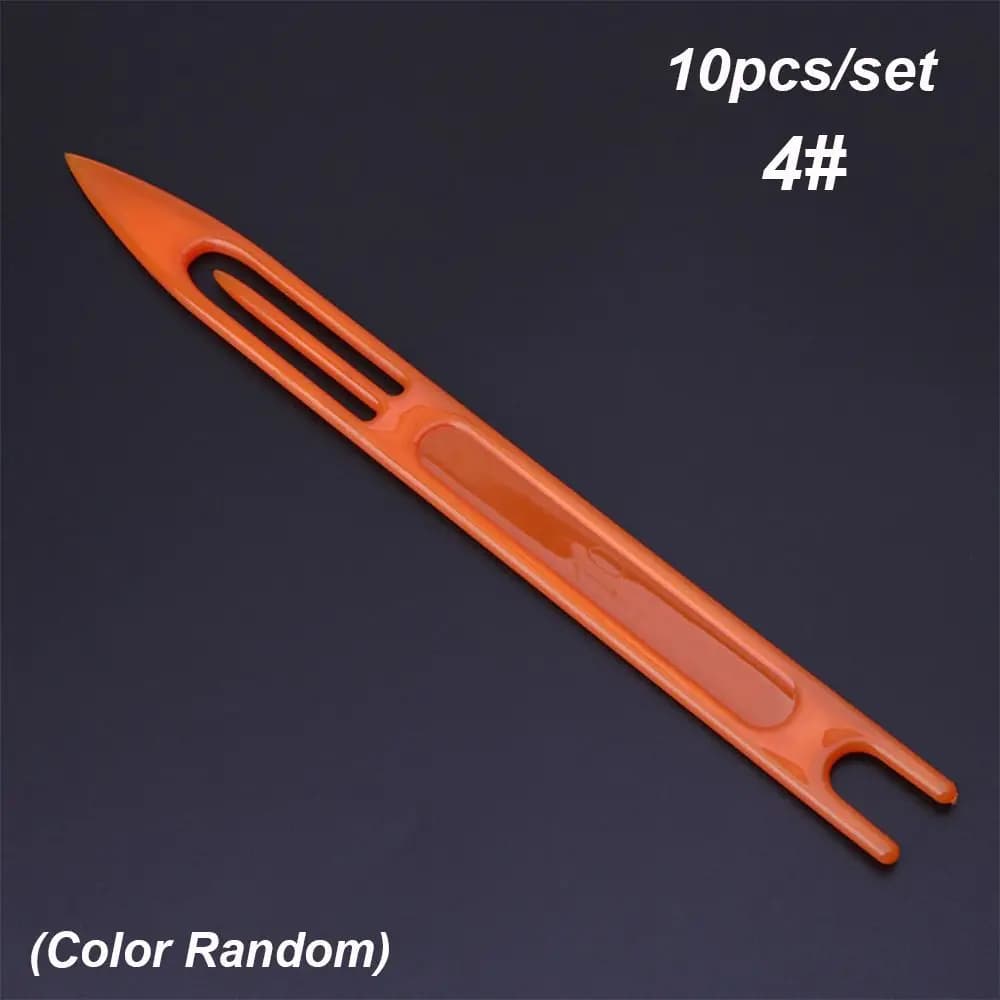 Colore casuale Plastica durevole Accessori antiruggine Tessitura Rete da pesca Ago Attrezzatura Linea Navette Riparazione Rete di riparazione