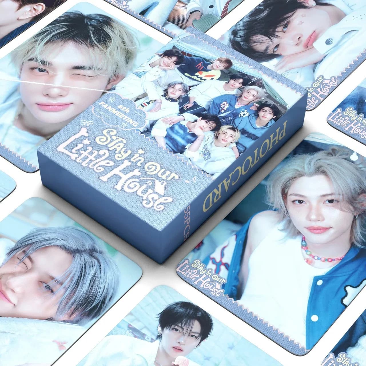 55Pcs/92Pcs Idol SKZOO Stray Kids New Series 6TH FANMEETING Lomo Cards Postcards Felix HyunJin Jisung Woojin Chan Fans Gifts